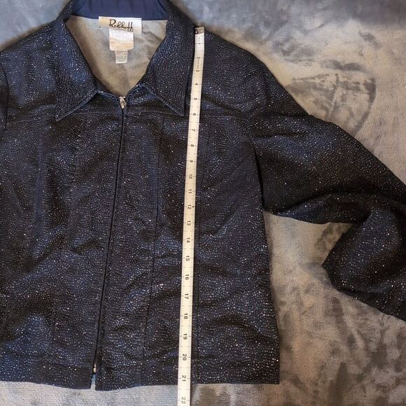 Joseph Ribkoff Black Sparkling Jacket - Picture 5 of 7